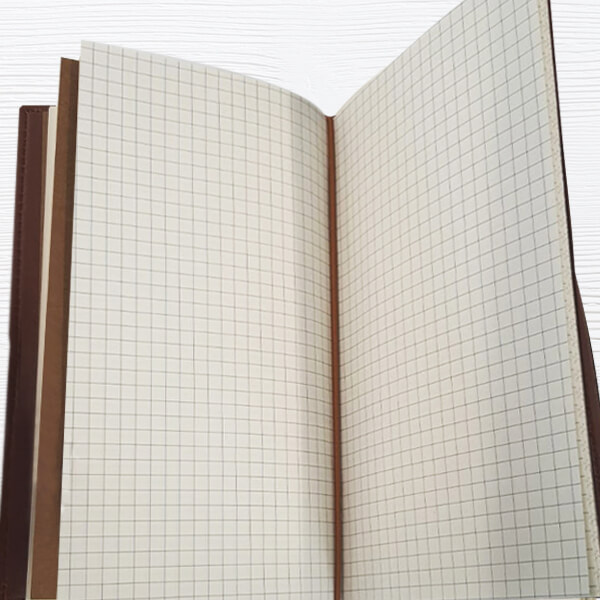 Kişiye Özel Kahverengi Deri Defter